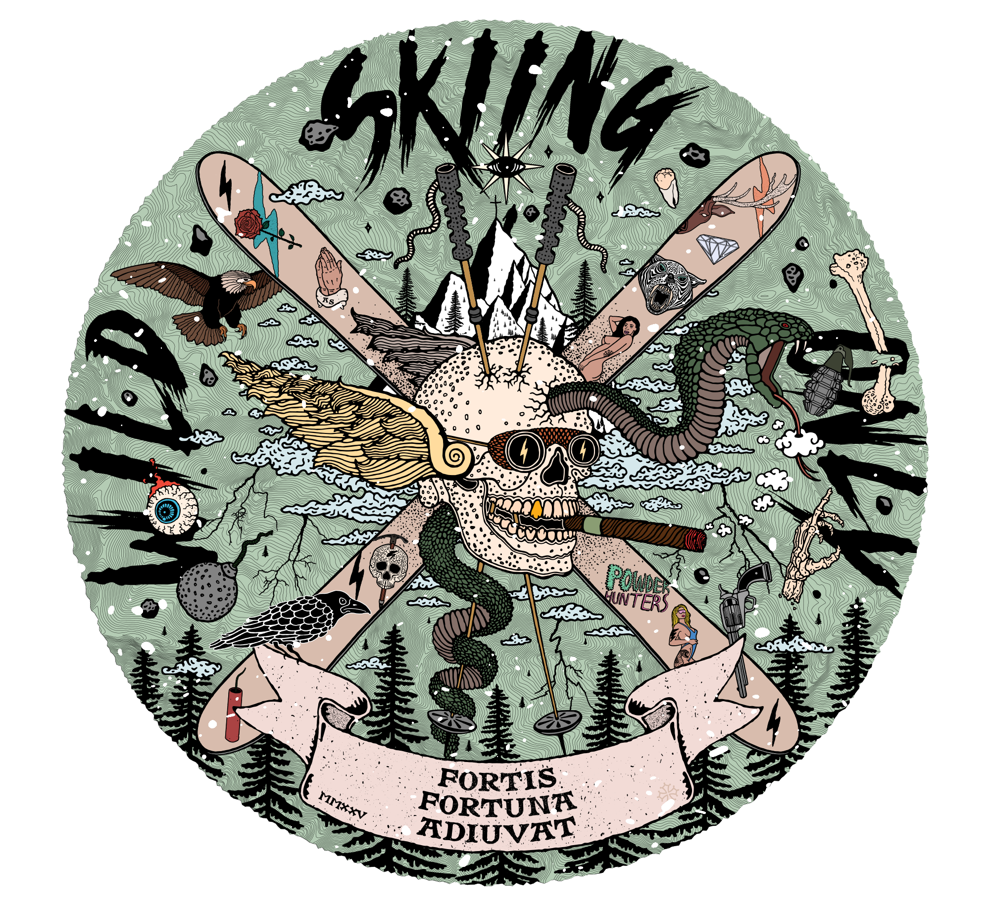 Wild Skiing Only SIGIL